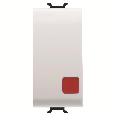 Gewiss - Pulsante 1M 1P NC+NA 16A Arresto - Bianco - GEWISS GW10138 product photo Photo 01 3XL