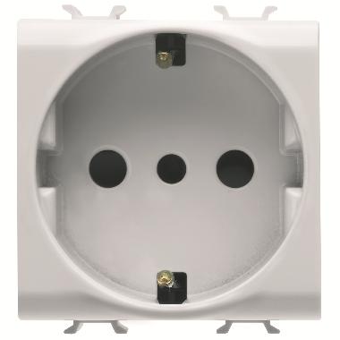 PRESA 2M 2P+T 16A P30 ST.ITA./TED.BIANCO - GEWISS GW10205 product photo Photo 01 3XL