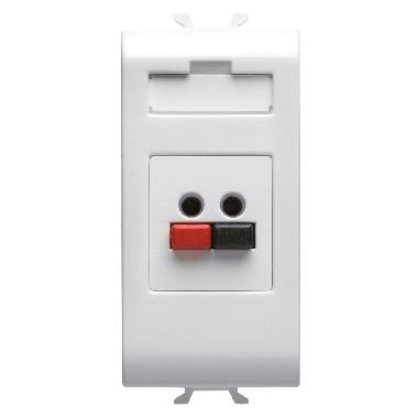 CONNETTORE DIFFUSIONE SONORA BIANCO - GEWISS GW10458 - GEWISS GW10458 product photo Photo 01 3XL