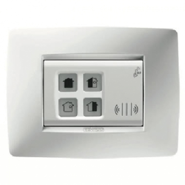TASTIERINO PARZIALE RF ANTIFURTO BIANCO PL.ONE - GEWISS GW10862 product photo Photo 01 3XL