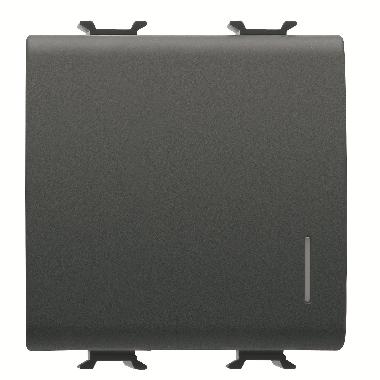 DEVIATORE 2M 1P 16AX ILL.LOC.NERO - GEWISS GW12072 - GEWISS GW12072 - GEWISS GW12072 product photo Photo 01 3XL