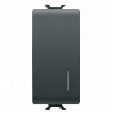 PULSANTE 1M 1P NA 16A ILL.LOC.NERO - GEWISS GW12132 product photo Photo 02 3XL