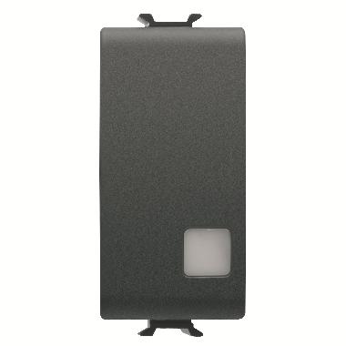 PULSANTE 1M 1P NA 16A ILL.SEGN.NERO - GEWISS GW12133 - GEWISS GW12133 product photo Photo 01 3XL