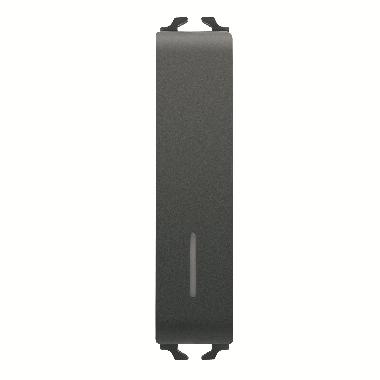 PULSANTE 1/2M 1P NA 10A ILL.LOC.NERO - GEWISS GW12162 - GEWISS GW12162 product photo Photo 01 3XL