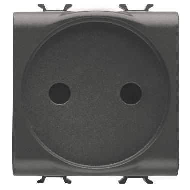 PRESA 2M 2P 16A ST.FRA.NERO - GEWISS GW12246 - GEWISS GW12246 - GEWISS GW12246 product photo Photo 01 3XL