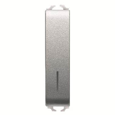 INTERR.1/2M 1P 10AX ILL.LOC.TITANIO - GEWISS GW14022 - GEWISS GW14022 - GEWISS GW14022 product photo Photo 01 3XL