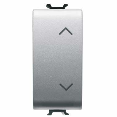 COMMUTATORE 1M 1P 10AX SU-GIU' TITANIO - GEWISS GW14121 - GEWISS GW14121 product photo Photo 02 3XL