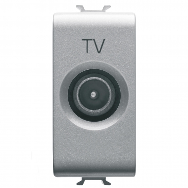 PRESA TV 1M PASS.5DB C.MASC.9,5MM TIT. - GEWISS GW14362 product photo Photo 02 3XL