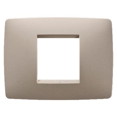 PLACCA ONE 2P CANAPA - GEWISS GW16102TC - GEWISS GW16102TC product photo Photo 01 3XL