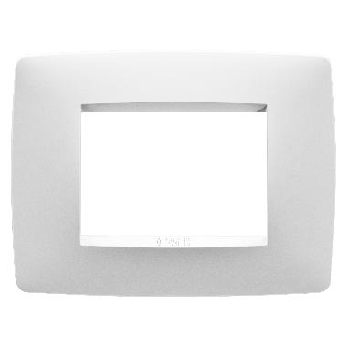 PLACCA ONE 3P BIANCO SATINATO - GEWISS GW16103VW - GEWISS GW16103VW product photo Photo 01 3XL
