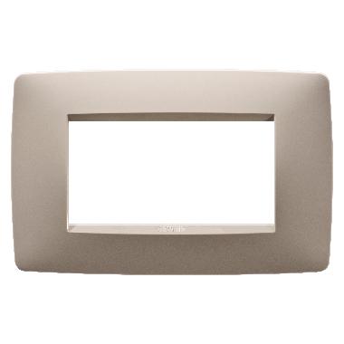 PLACCA ONE 4P CANAPA - GEWISS GW16104TC - GEWISS GW16104TC - GEWISS GW16104TC product photo Photo 01 3XL