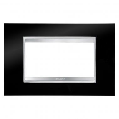 PLACCA LUX 4P NERO TONER - GEWISS GW16204TN product photo Photo 01 3XL
