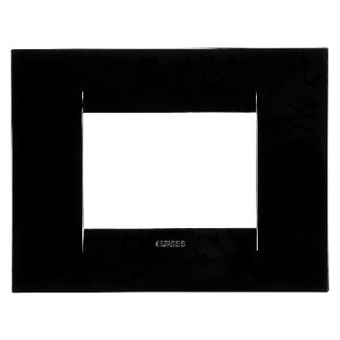 PLACCA GEO 3P NERO TONER - GEWISS GW16403TN - GEWISS GW16403TN - GEWISS GW16403TN product photo Photo 01 3XL