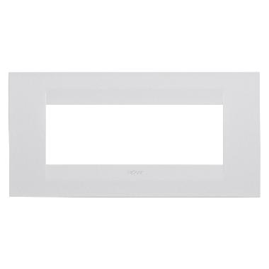 PLACCA GEO 6P BIANCO SATINATO - GEWISS GW16406VW product photo Photo 01 3XL