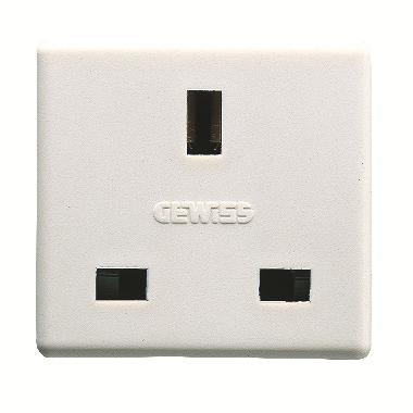 PRESA 2P+T 13A BRITISH STD CON SCH.SY/WT - GEWISS GW20208 - GEWISS GW20208 - GEWISS GW20208 product photo Photo 01 3XL