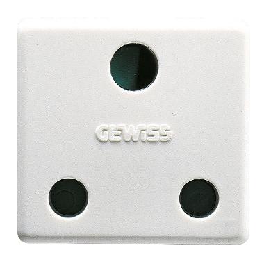 PRESA 2P+T 16A BRITISH STD CON SCH.SY/WT - GEWISS GW20209 - GEWISS GW20209 - GEWISS GW20209 product photo Photo 01 3XL