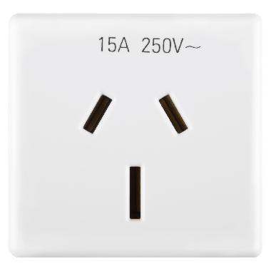 PRESA 2P+T 15A ST.AUSTR.SY/WT - GEWISS GW20356 - GEWISS GW20356 - GEWISS GW20356 product photo Photo 01 3XL