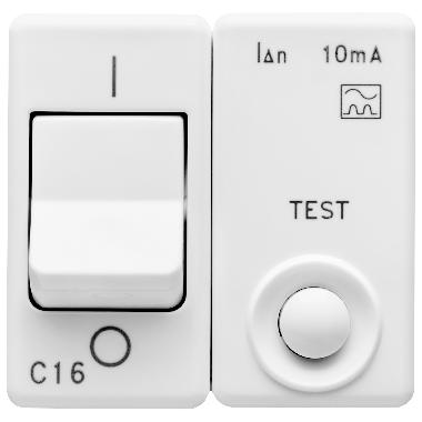 I.D.MAG.1P+N C16 IDN 10MA 230V 3KA SY/WT - GEWISS GW20439 - GEWISS GW20439 - GEWISS GW20439 product photo Photo 01 3XL