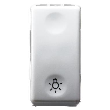 PULSANTE 1P NA 10A LUCE SY/WT - GEWISS GW20513 - GEWISS GW20513 product photo Photo 01 3XL