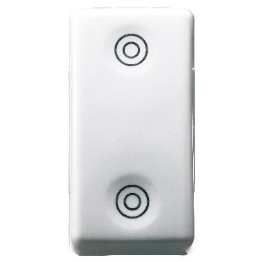 PULSANTE 1P DOPPIO NA 10A SY/WT - GEWISS GW20520 - GEWISS GW20520 - GEWISS GW20520 product photo Photo 01 3XL