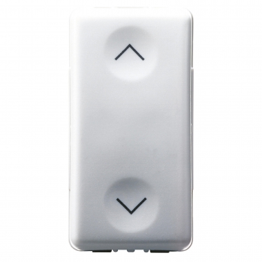 PULSANTE 1P NA+NA 10A FRECCE VERT.SY/WT - GEWISS GW20521 product photo Photo 02 3XL