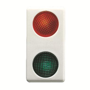 SPIA SEGN.DOPPIA ROSSO/VER.12/24V SY/WT - GEWISS GW20608 - GEWISS GW20608 - GEWISS GW20608 product photo Photo 01 3XL