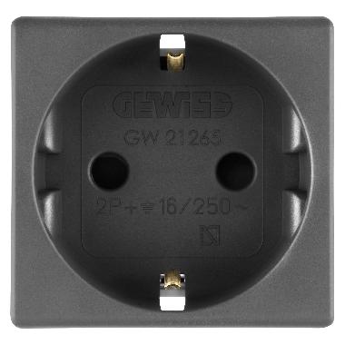 PRESA 2P+T 16A ST.TEDESCO SY/BK - GEWISS GW21265 - GEWISS GW21265 - GEWISS GW21265 product photo Photo 01 3XL