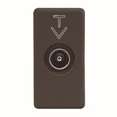 PRESA TV DIR.C.M.9,5MM SY/BK - GEWISS GW21381 - GEWISS GW21381 product photo Photo 01 3XL