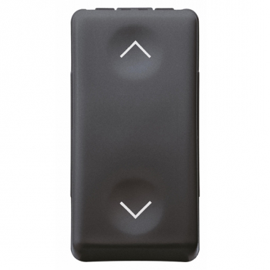 PULSANTE 1P NA+NA 10A FRECCE VERT.SY/BK - GEWISS GW21521 product photo Photo 02 3XL