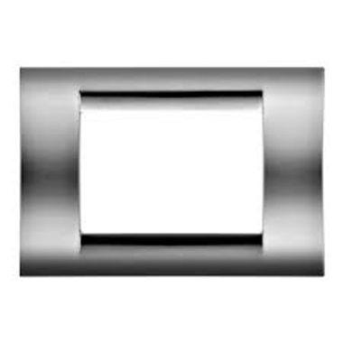 PLACCA 6P TITANIO METALLIZ.SYSTEM VIRNA - GEWISS GW22286 - GEWISS GW22286 product photo Photo 02 3XL