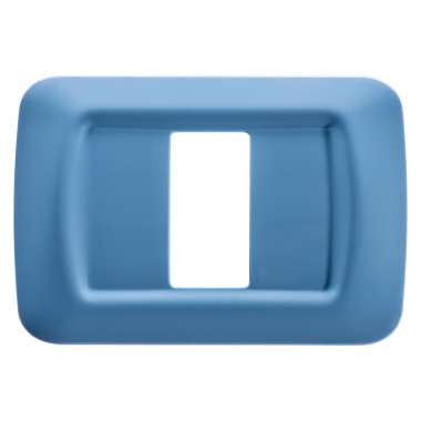 PLACCA 1 POS.AZZURRO CIELO TOP SYSTEM - GEWISS GW22561 product photo Photo 02 3XL