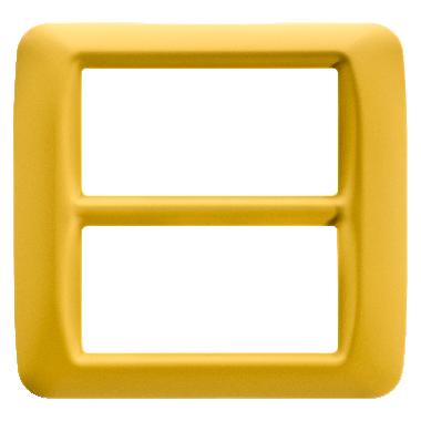 PLACCA 8 POS.GIALLO MAIS TOP SYSTEM - GEWISS GW22587 - GEWISS GW22587 - GEWISS GW22587 product photo Photo 01 3XL