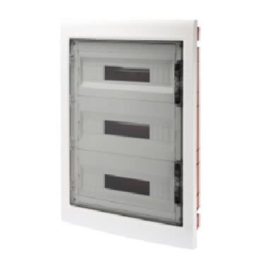 QUADRO DISTRIBUZIONE INCASSO PORTA FUME' 54 MODULI (18X3) IP40 - GEWISS GW40610 product photo Photo 01 3XL