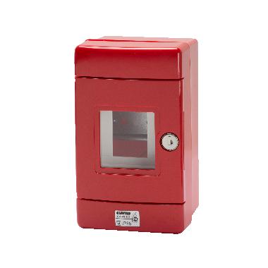 CENTR.PAR.ST.EMER.4M.GUIDA EN50022 ROSSO - GEWISS GW42206 product photo Photo 01 3XL