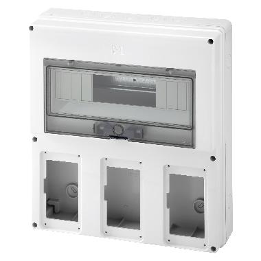 QUADR.IP55 VUOTO VERT. COMBIBLOC 3 PRESE - GEWISS GW66493 - GEWISS GW66493 product photo Photo 01 3XL
