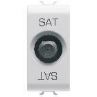 PRESA TV/SAT 1M PASS.5DB C.F-FEMM.BIANCO - GEWISS GW10372 - GEWISS GW10372 - GEWISS GW10372 product photo