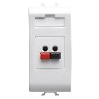 CONNETTORE DIFFUSIONE SONORA BIANCO - GEWISS GW10458 - GEWISS GW10458 product photo