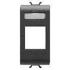 CUSTODIA PRESA RJ45 NERO - GEWISS GW12431 - GEWISS GW12431 - GEWISS GW12431 product photo