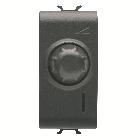 REGOLATORE EL.ROTATIVO 1M 100-900W NERO - GEWISS GW12564 - GEWISS GW12564 product photo