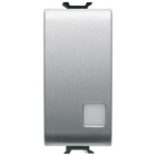INTERRUTTORE 1M 2P 16AX ILLUMINAZIONE SEGNALAZIONE TITANIO - GEWISS GW14005 product photo