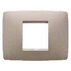 PLACCA ONE 2P CANAPA - GEWISS GW16102TC - GEWISS GW16102TC product photo