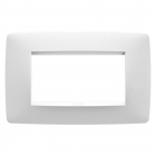 PLACCA ONE 4P BIANCO LATTE - GEWISS GW16104TB product photo
