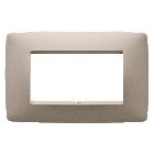 PLACCA ONE 4P CANAPA - GEWISS GW16104TC - GEWISS GW16104TC - GEWISS GW16104TC product photo