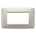 PLACCA ONE 4P AVORIO - GEWISS GW16104TI - GEWISS GW16104TI - GEWISS GW16104TI product photo
