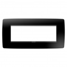 PLACCA ONE 6P NERO TONER - GEWISS GW16106TN - GEWISS GW16106TN product photo