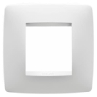 PLACCA ONE INTERNO 2P BIANCO LATTE - GEWISS GW16122TB product photo
