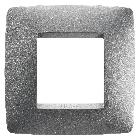 PLACCA ONE INT.2P TITANIO - GEWISS GW16122VT - GEWISS GW16122VT - GEWISS GW16122VT product photo