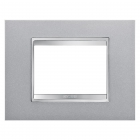PLACCA LUX 3P TITANIO - GEWISS GW16203VT product photo