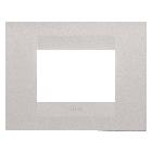 PLACCA GEO 3P NATURAL BEIGE SATINATO - GEWISS GW16403VL - GEWISS GW16403VL product photo
