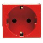 PRESA 2P+T 16A ST.TEDESCO ROSSA - GEWISS GW20297 - GEWISS GW20297 - GEWISS GW20297 product photo